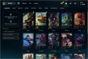 Conta ouro 4 com 1 skin e 21 champs - League of Legends LOL