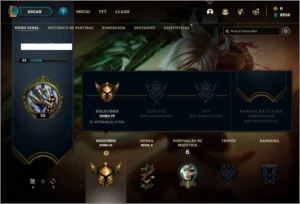 Conta ouro 4 com 1 skin e 21 champs - League of Legends LOL