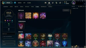 Conta LOL - 214 skins / Full champion - League of Legends