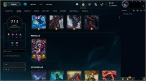 Conta LOL - 214 skins / Full champion - League of Legends