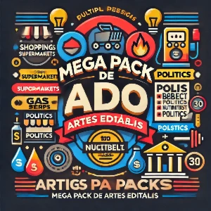 🎯 Mega Pack de Artes Editáveis! 🎯