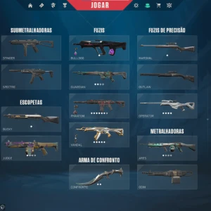 Contas NFA BR Valorant