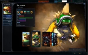 Conta lol com Rammus Rei lvl 21 - League of Legends
