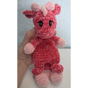 Naninha Dragão em Amigurumi - Artesanato e Personalizados
