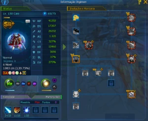 Conta Ladmo Lvl 150 - Digimon Masters Online