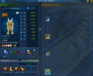 Conta Ladmo Lvl 150 - Digimon Masters Online