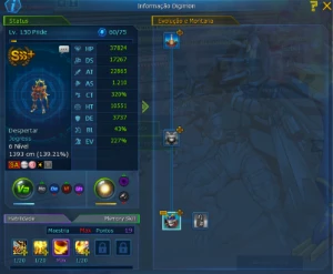 Conta Ladmo Lvl 150 - Digimon Masters Online