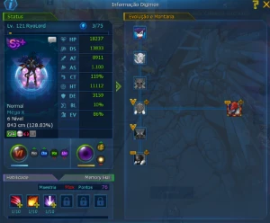 Conta Ladmo Lvl 150 - Digimon Masters Online