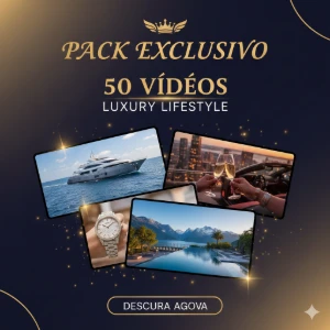 50 vídeos curtos de luxúry lifestyle - Redes Sociais