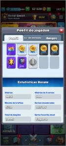 Conta Clash Royale Nivel 12 + 103 cartas + 114 gemas