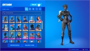 CONTA FORTNITE COM MUITAS SKINS, ACESSORIOS E SALVE O MUNDO.