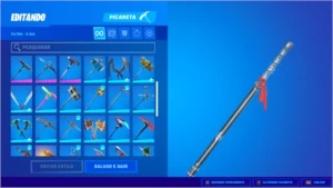 CONTA FORTNITE COM MUITAS SKINS, ACESSORIOS E SALVE O MUNDO.