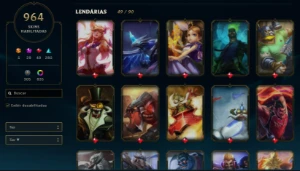 Vendo Conta League Of Legends Com 964 Skins LOL