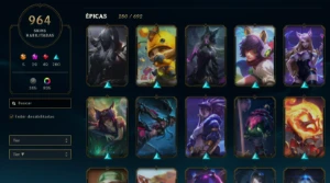Vendo Conta League Of Legends Com 964 Skins LOL