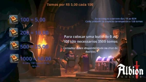 100 Tomos Da Visão Por R$ 5,00 - Albion Online