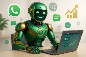 Robô 🤖 Vendedor c I.A. 24 Horas 7 dias na Semana no seu ZAP - Outros