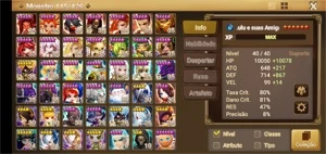 Conta com vários nat5 - Summoners War