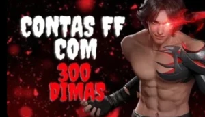 Contas com 300 diamantes