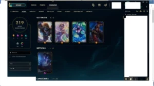 CONTA DIAMANTE 2 , MUITAS SKINS POR UM ÓTIMO PREÇO - League of Legends LOL