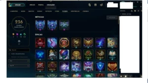 CONTA DIAMANTE 2 , MUITAS SKINS POR UM ÓTIMO PREÇO - League of Legends LOL