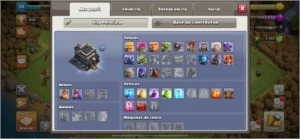 Conta de clash of clans