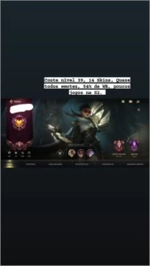 Conta Wild Rift Mestre, Nv.39 - League of Legends: Wild Rift LOL WR