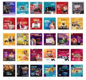 Pack Canva IPTV - 48 Artes Editáveis - Outros