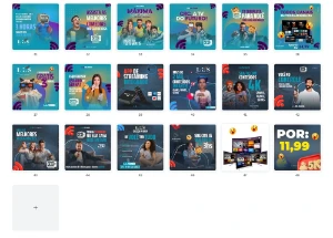 Pack Canva IPTV - 48 Artes Editáveis - Outros