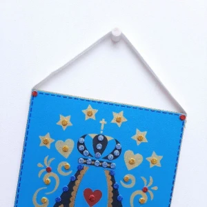 Quadro Padroeira N. S. Aparecida - Artesanato e Personalizados
