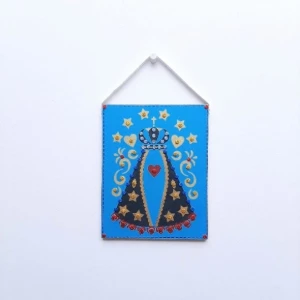 Quadro Padroeira N. S. Aparecida - Artesanato e Personalizados