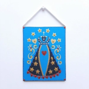 Quadro Padroeira N. S. Aparecida - Artesanato e Personalizados