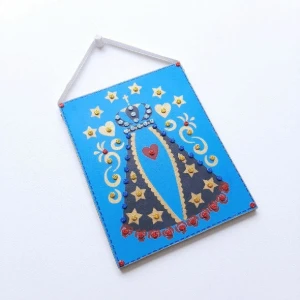Quadro Padroeira N. S. Aparecida - Artesanato e Personalizados