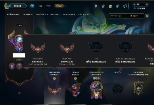 Bronze 2 com TODOS os Champs e 166 Skins +5 Miticas