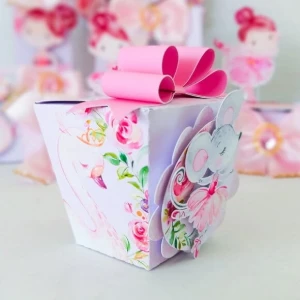 Caixa Sushi Bailarina Personalizada - Artesanato e Personalizados