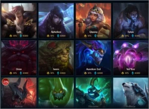 Conta League of Legends LOL