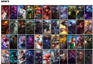 Conta ouro 4 com 114 Champs e 135 Skins + 28 Cromas - League of Legends LOL