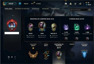 Conta ouro 4 com 114 Champs e 135 Skins + 28 Cromas - League of Legends LOL