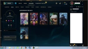 CONTA LOL PLATINA BARATA C/ LUX ELEMENTISTA - League of Legends
