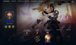 Conta lol, 32 champions nivel 49 10 skins. Unranked. - League of Legends