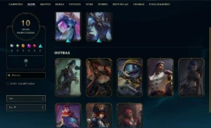 Conta lol, 32 champions nivel 49 10 skins. Unranked. - League of Legends