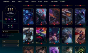 Conta Prata 3 - 374 skins - League of Legends LOL