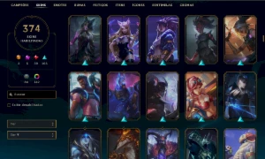 Conta Prata 3 - 374 skins - League of Legends LOL