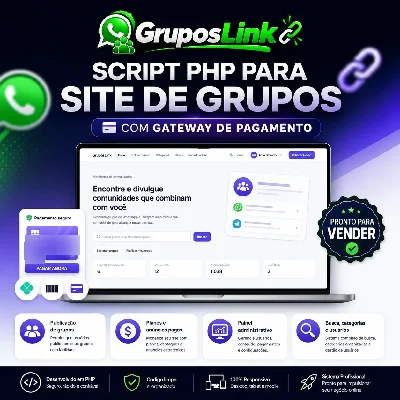 Script PHP GruposLink – Site de Divulgação de Grupos - Sites, Lojas e Sistemas Prontos Sites e Scripts