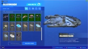 Conta de fortnite com varias skins e 2 jogos