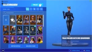 Conta de fortnite com varias skins e 2 jogos