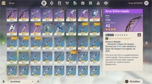 Conta genshin impact AR-17 Eula,Itto,Hutao,Mona,Keqing C1
