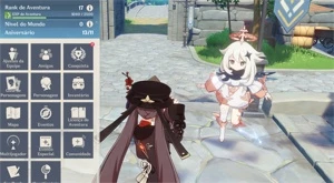 Conta genshin impact AR-17 Eula,Itto,Hutao,Mona,Keqing C1