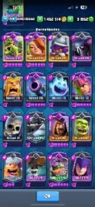 Conta 8852 Troféus E Passe Atual - Clash Royale