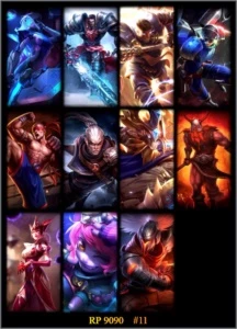 CONTA LOL BORDA OURO UNRANKED SOLO/DUO 10 (2projetos) - League of Legends