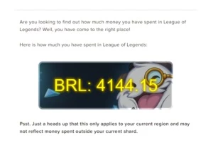 (BR) Conta League of Legends LOL